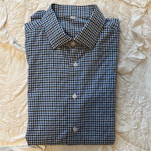 State & Liberty checkered dress shirt size M